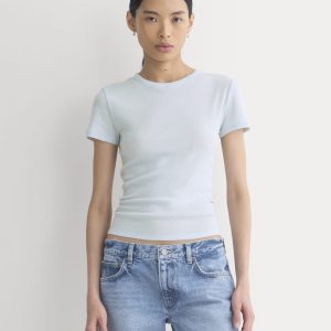 Tissue Short-Sleeve Crew | Skywriting