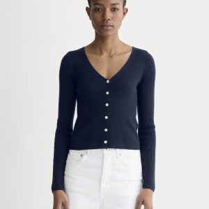 The Cardigan in Ultrasoft Merino | Navy