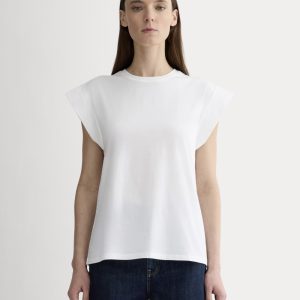 The Muscle Tee in Essential Cotton | White