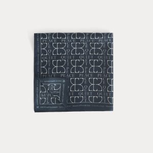 Everlane x Peace & Quiet Silk Bandana | Navy