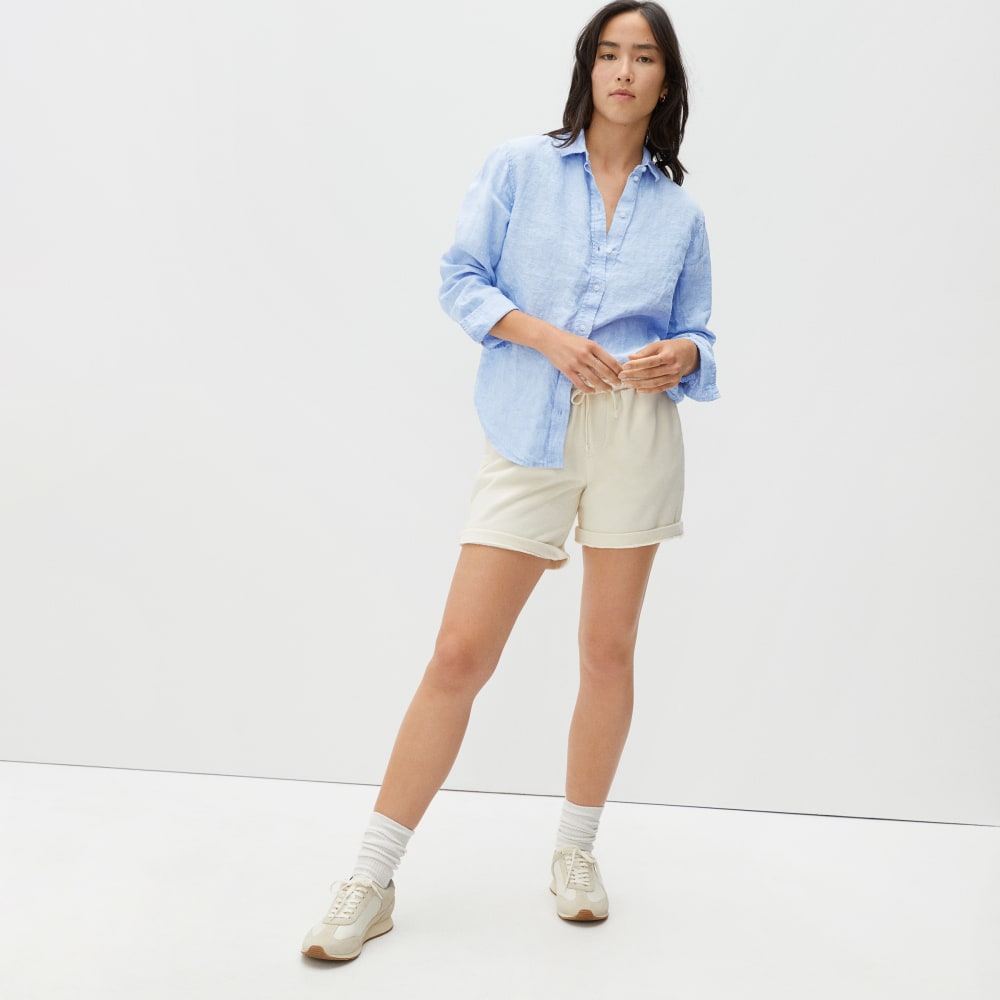 The Must-Have Shirt in Linen | Classic Blue - Image 5