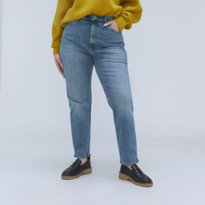 The Cheeky Hourglass Jean | Worn-In Mid Blue | 26.5 Inseam