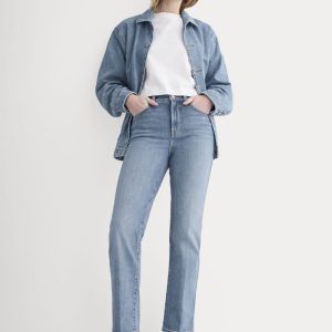 High-Rise Cigarette Jean | Medium Blue