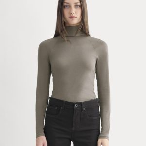 Tie-Neck Top in Butterluxe | Taupe