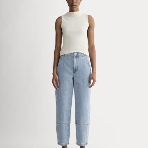 The Utility Barrel Jean | Light Indigo | Regular