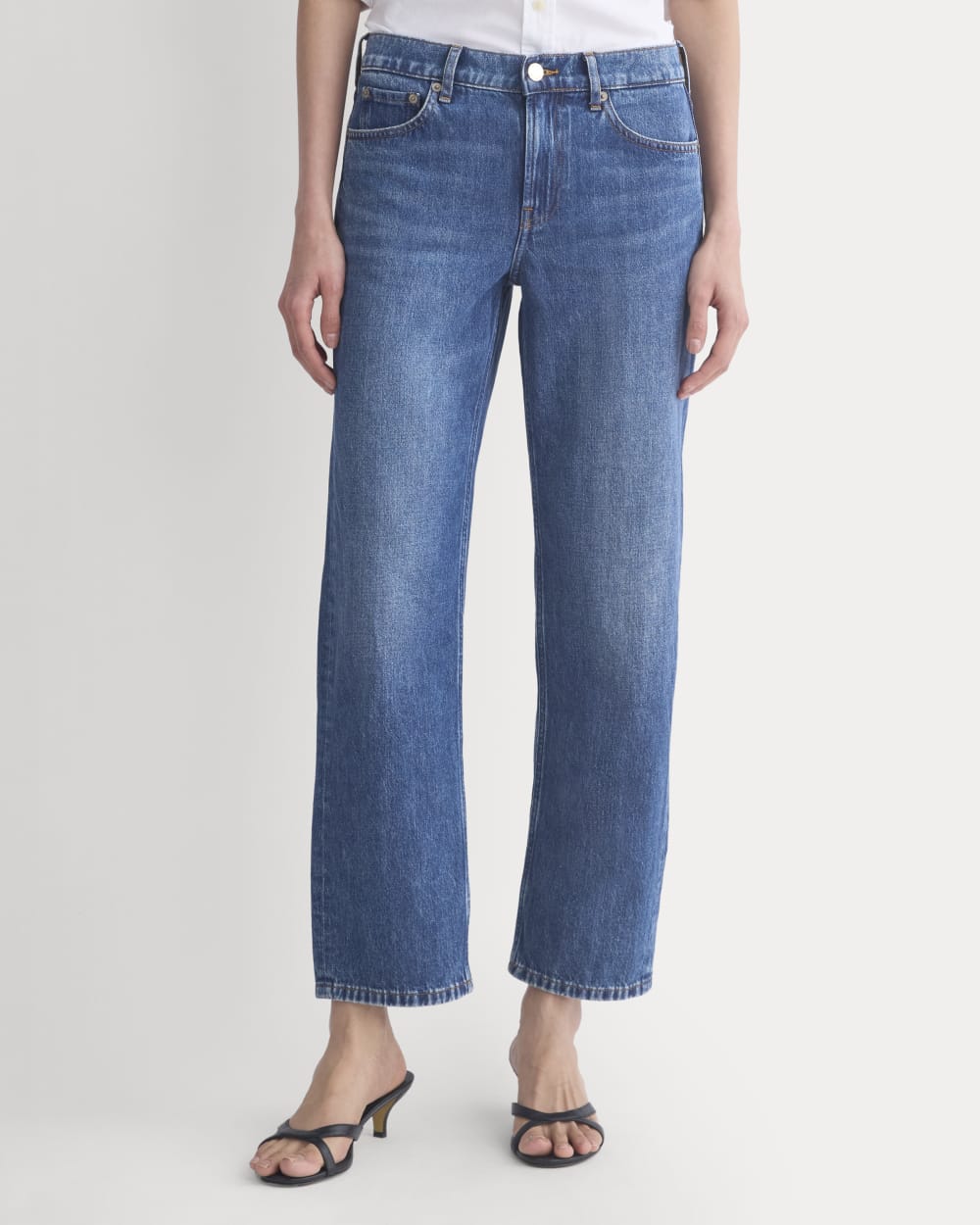 Low-Rise Straight Jean | Dark Indigo - Image 3