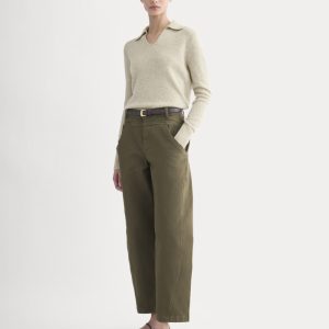 Double-Stitch Barrel Pant | Beech