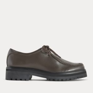 Leather Lug Chukka | Deep Brown