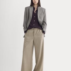 The Pull-On Trouser in Tailor Twill | Light Taupe