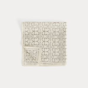 Everlane x Peace & Quiet Silk Bandana | Bone