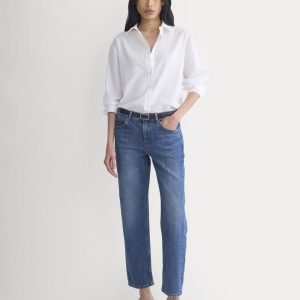 Low-Rise Straight Jean | Dark Indigo
