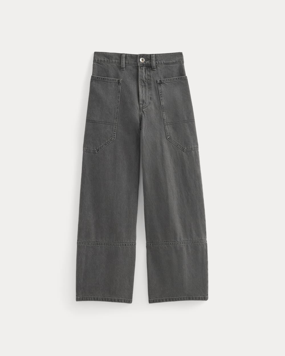 The Way-High? Gardener Cropped Jean | Washed Grey - Image 2