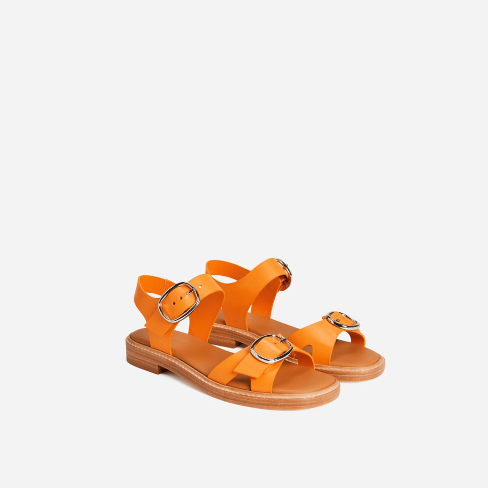 The Twin Buckle Sandal | Turmeric - Image 2