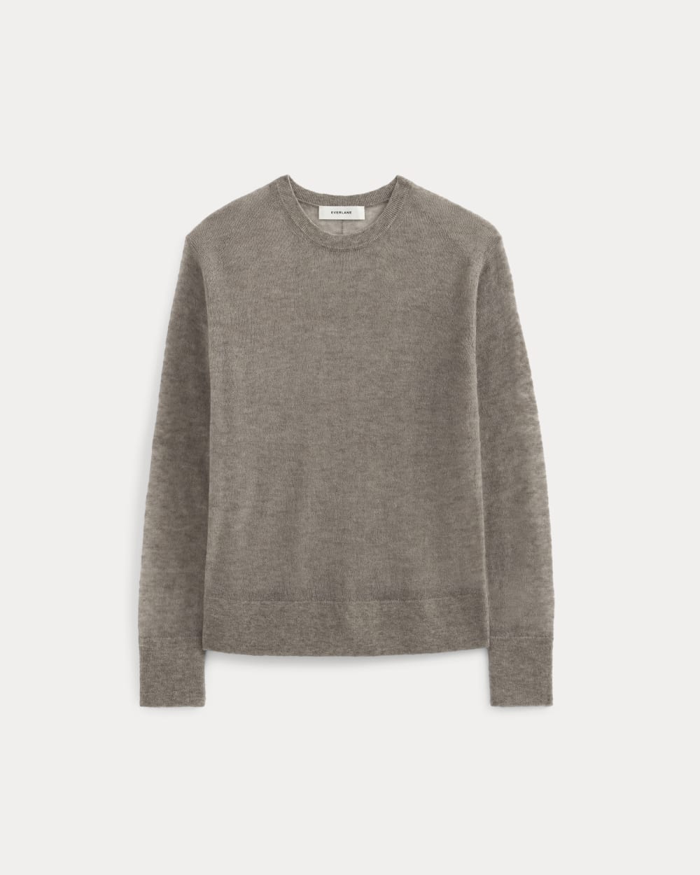 The Air Alpaca??Relaxed Crew Top | Heathered Chocolate Chip - Image 2