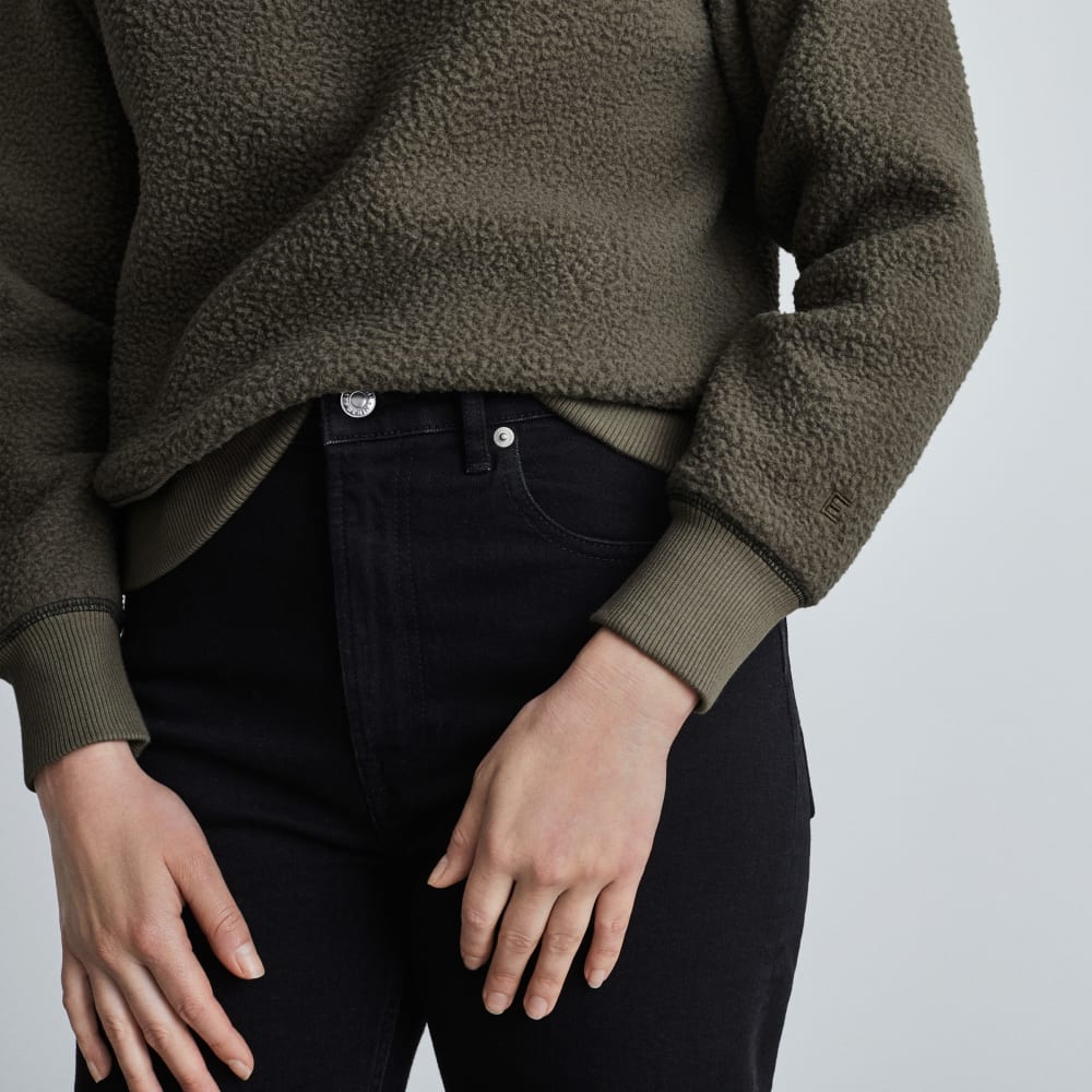 The ReNew Fleece Raglan Sweatshirt | Kalamata - Image 2