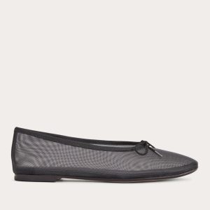 The Day Ballet Flat | Black Mesh