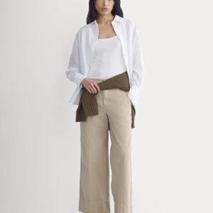 Seamed Wide-Leg Pant | Trench Coat Khaki