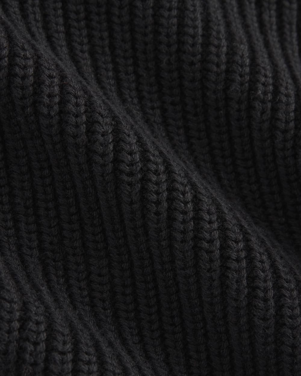 Shrunken Cardigan in Everyday Cotton | Black - Image 8