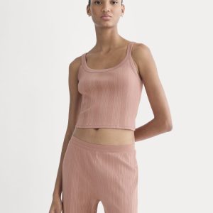 Lounge Rib Tank | Ash Rose