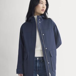 Hooded Field Jacket | Navy