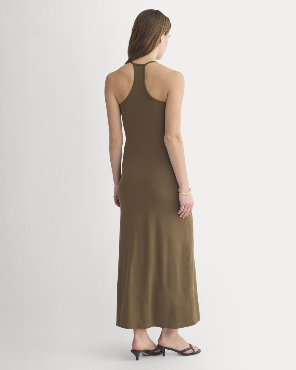 Racerback Maxi Knit Dress | Beech - Image 4