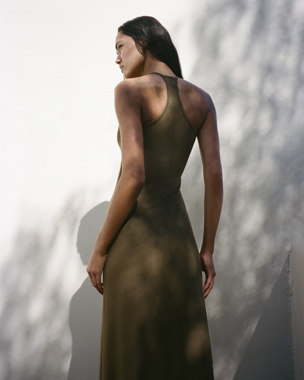 Racerback Maxi Knit Dress | Beech - Image 6