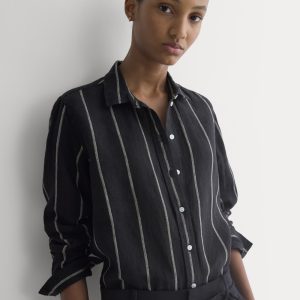 The Must-Have Shirt in Linen | Black