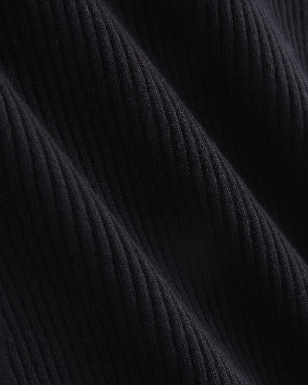 Cutaway Ribbed Midi Dress | Black - Image 6