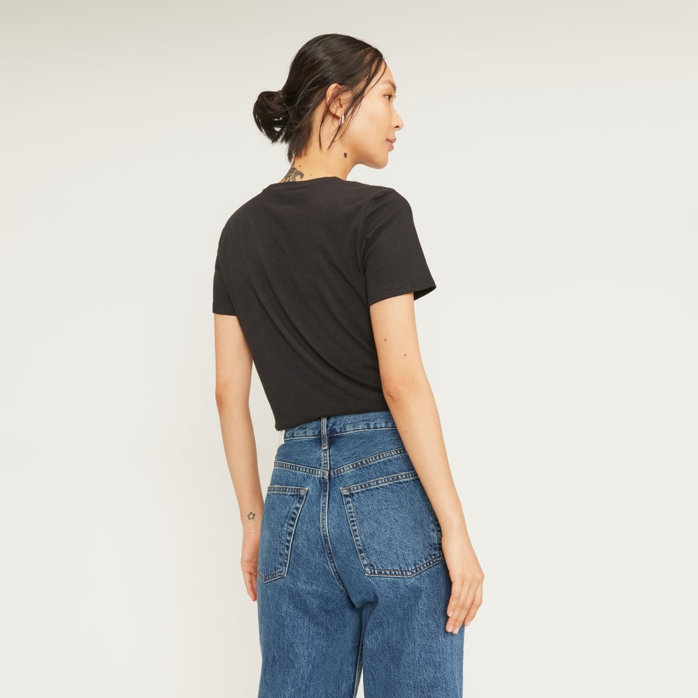 The Organic Cotton Crew Tee | Black - Image 4