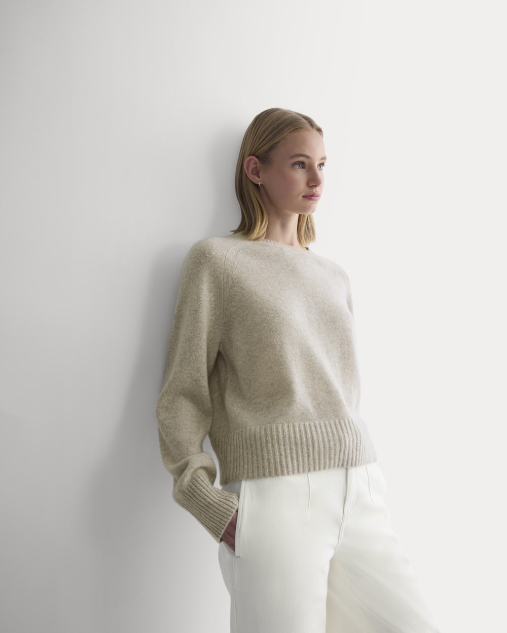 The Boxy Crew in Cashmere | Canvas