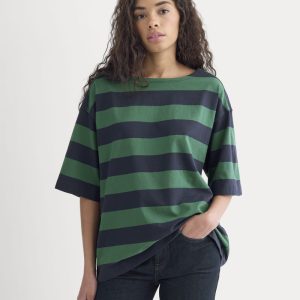 Mariner Tee | Navy/Hunter Green