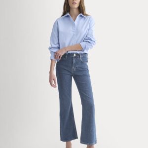 High-Rise Kick Flare Jean | Ocean