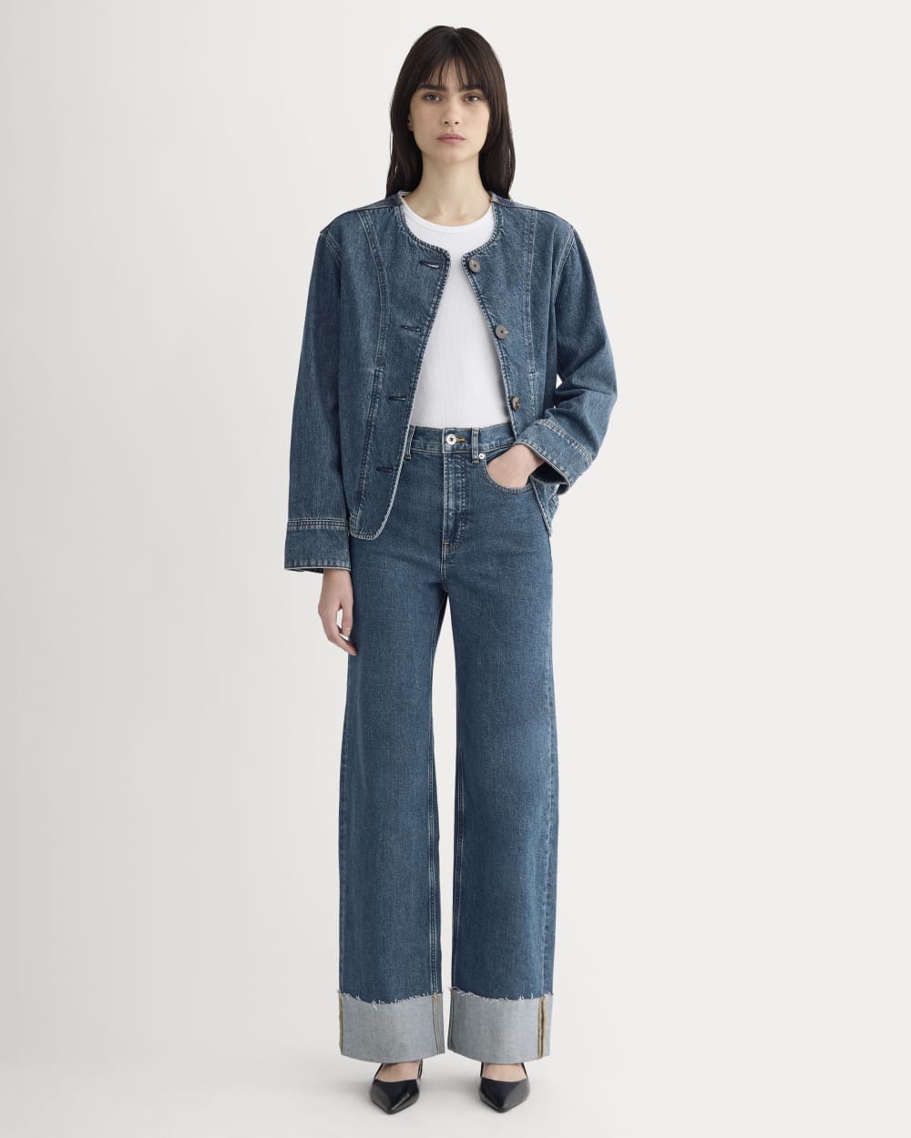 The Way-High® Sailor Jean 2.0 | Mid Indigo | 29.5 Inseam