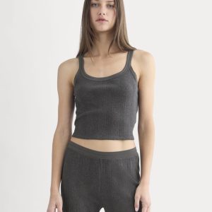 Lounge Rib Tank | Heathered Soot