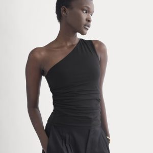 One-Shoulder Top | Black
