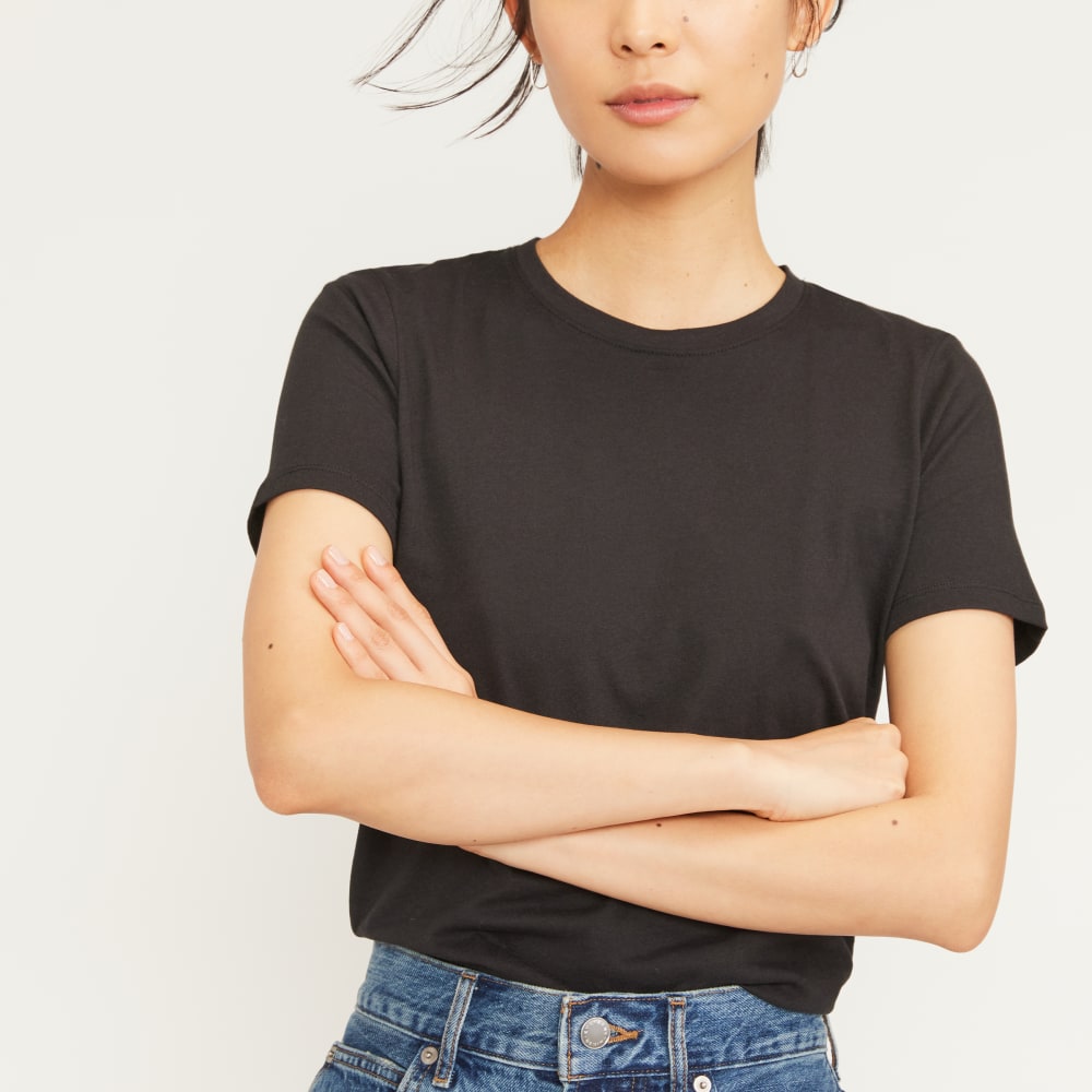 The Organic Cotton Crew Tee | Black - Image 3