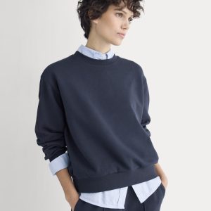Lightweight Terry Blouson Crew | Navy